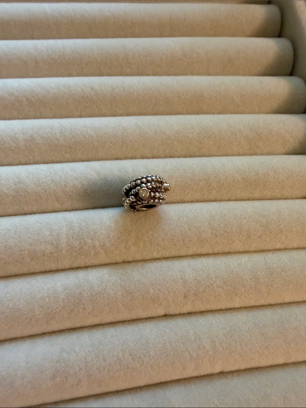 Pandora Entangled Beauty SS/14KY Gold Diamond Charm